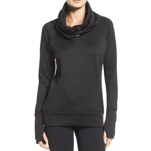 Zella pullover twisted cowl neck sweatshirt, medium - Picture 2 of 7